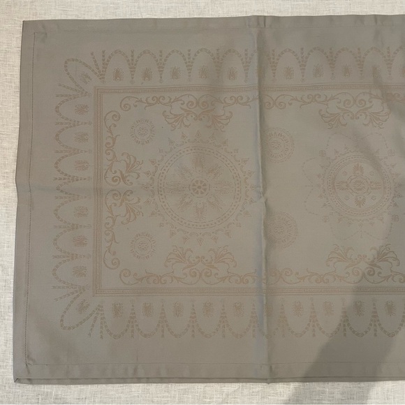Garnier Thiebaut Silver / Grey Table Runner - Picture 1 of 6